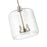 Millennium Lighting Asheville 3 Light Pendant, Satin Nickel/Clear