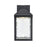 Millennium Lighting Aaron 12" Outdoor Wall Sconce, Black/Clear - 72001-PBK