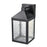 Millennium Lighting Aaron 12" Outdoor Wall Sconce, Black/Clear