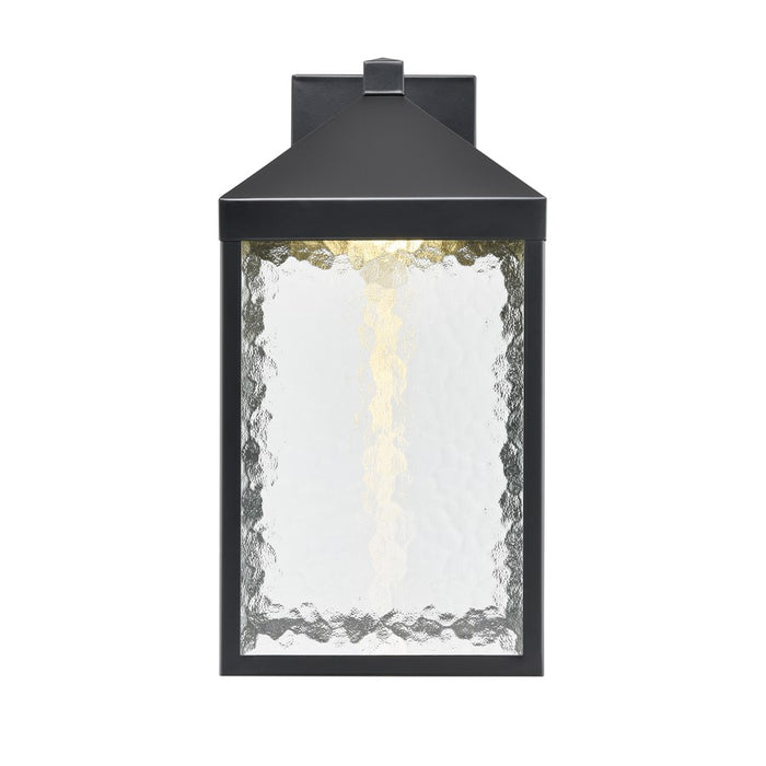 Millennium Lighting Aaron 18" Outdoor Wall Sconce, Black/Clear - 72201-PBK