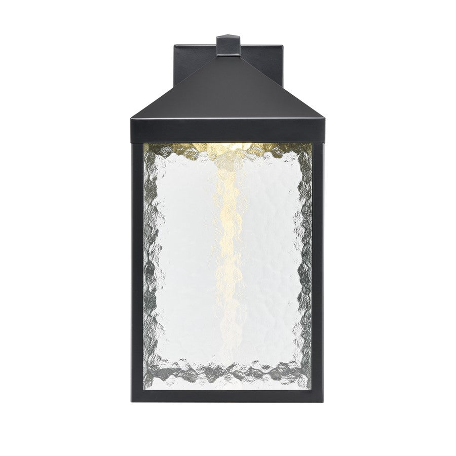 Millennium Lighting Aaron 18" Outdoor Wall Sconce, Black/Clear - 72201-PBK