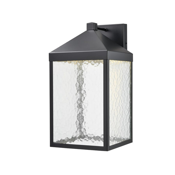Millennium Lighting Aaron 18" Outdoor Wall Sconce, Black/Clear