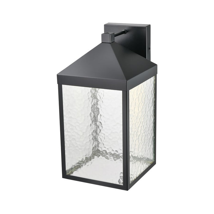 Millennium Lighting Aaron 18" Outdoor Wall Sconce, Black/Clear