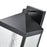 Millennium Lighting Aaron 18" Outdoor Wall Sconce, Black/Clear