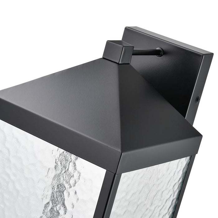 Millennium Lighting Aaron 18" Outdoor Wall Sconce, Black/Clear