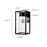Millennium Lighting Outdoor Wall Sconce LED, Black/Clear