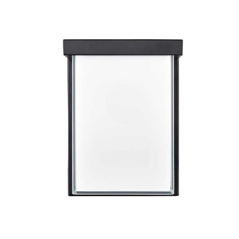 Millennium Lighting Sommar 8" Outdoor LED Wall Sconce, Black/White - 74101-PBK