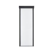 Millennium Lighting Sommar 14" Outdoor LED Wall Sconce, Black/White - 74201-PBK