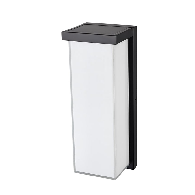 Millennium Lighting Sommar 14" Outdoor LED Wall Sconce, Black/White