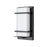 Millennium Lighting 11" Outdoor LED Wall Sconce, Black/White
