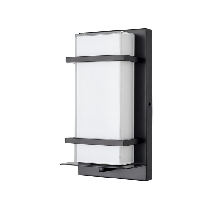 Millennium Lighting 11" Outdoor LED Wall Sconce, Black/White