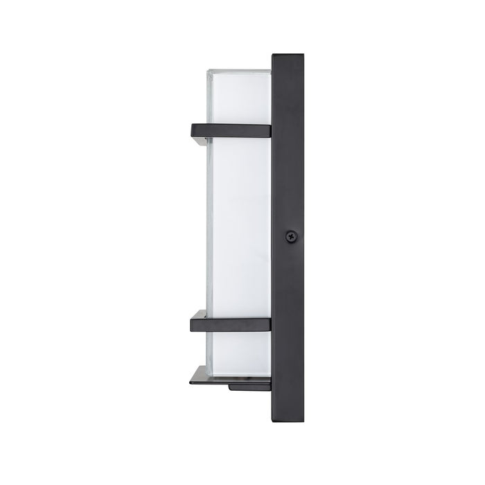 Millennium Lighting 11" Outdoor LED Wall Sconce, Black/White