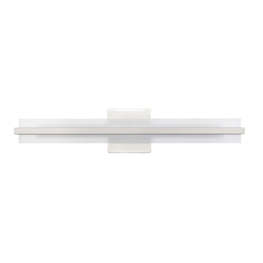 Millennium Lighting Troy Selectable 24" LED Vanity Light, Nickel/White - 7501-BN