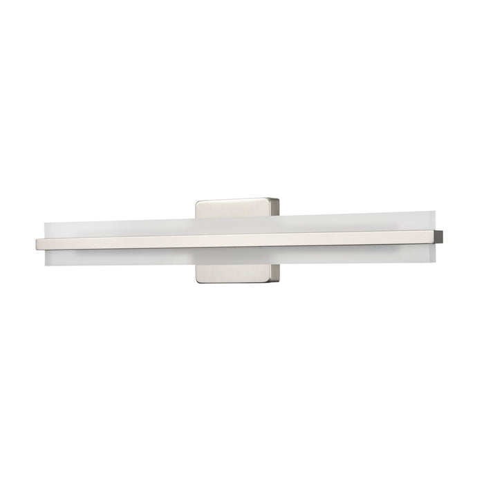 Millennium Lighting Troy Selectable 24" LED Vanity Light, Nickel/White