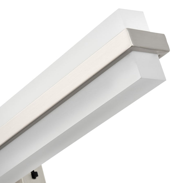 Millennium Lighting Troy Selectable 24" LED Vanity Light, Nickel/White