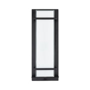 Millennium Lighting 16" Outdoor LED Wall Sconce, Black/White - 75101-PBK