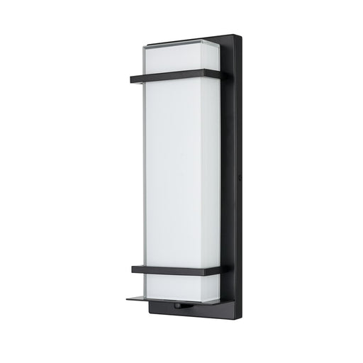 Millennium Lighting 16" Outdoor LED Wall Sconce, Black/White