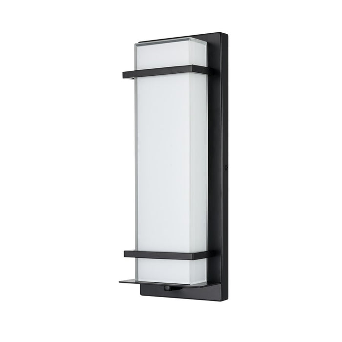 Millennium Lighting 16" Outdoor LED Wall Sconce, Black/White