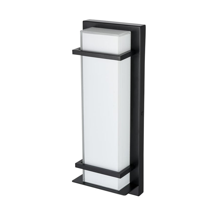 Millennium Lighting 16" Outdoor LED Wall Sconce, Black/White