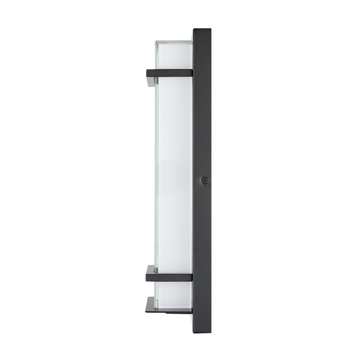 Millennium Lighting 16" Outdoor LED Wall Sconce, Black/White