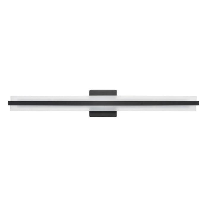 Millennium Lighting Troy Selectable 32" LED Vanity Light, Black/White - 7551-MB