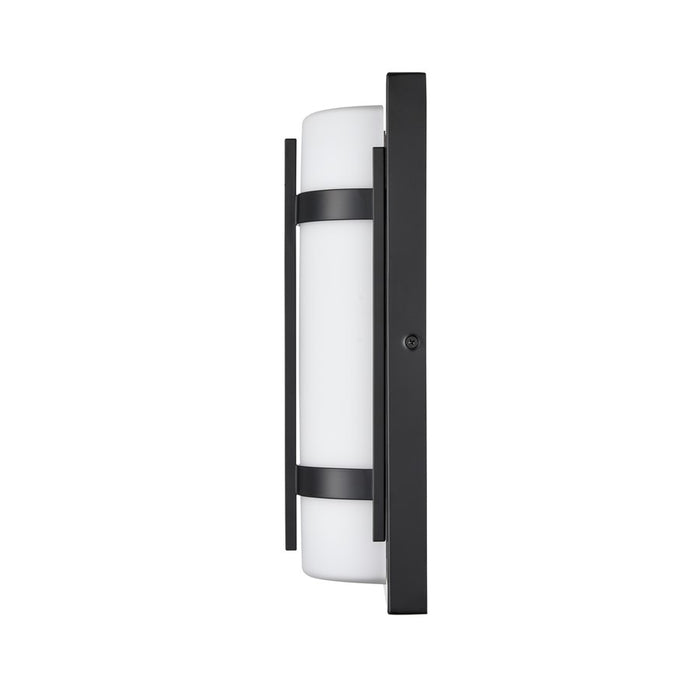 Millennium Lighting 13" Outdoor LED Wall Sconce, Black/White