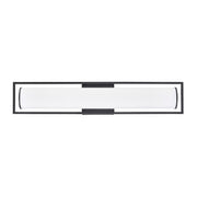 Millennium Lighting Teylor Selectable 24" LED Vanity, Black/White - 7601-MB