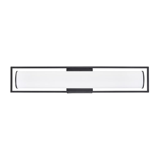 Millennium Lighting Teylor Selectable 24" LED Vanity, Black/White - 7601-MB