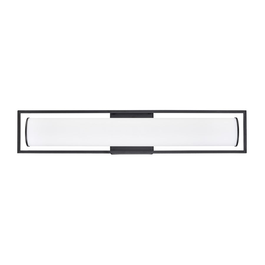 Millennium Lighting Teylor Selectable 24" LED Vanity, Black/White - 7601-MB