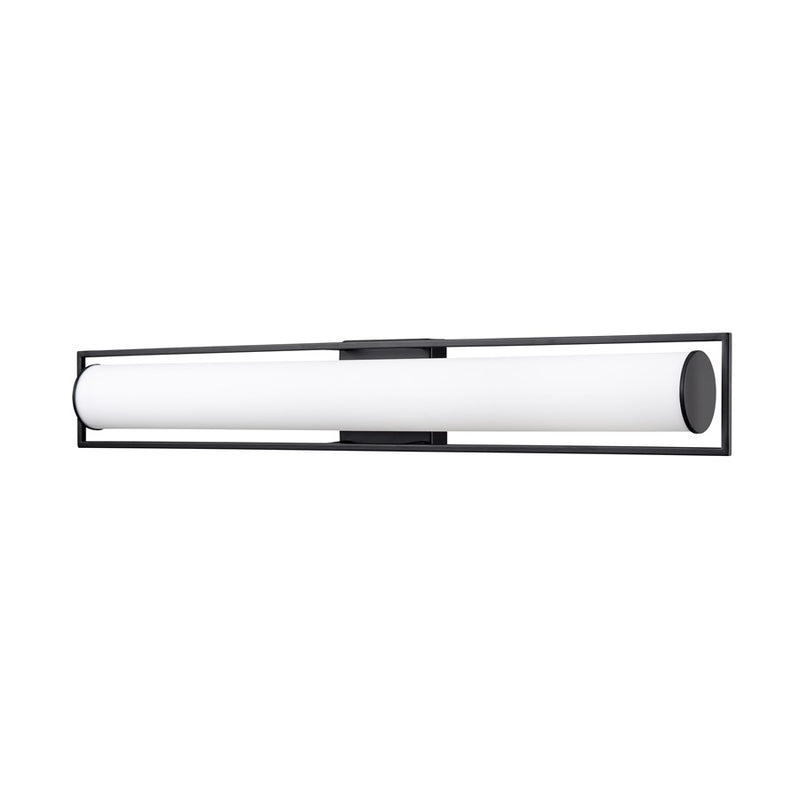 Millennium Lighting Teylor Selectable 32" LED Vanity, Black/White - 7661-MB