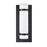 Millennium Lighting Outdoor Wall Sconce, Powder Coated Black/White - 77001-PBK