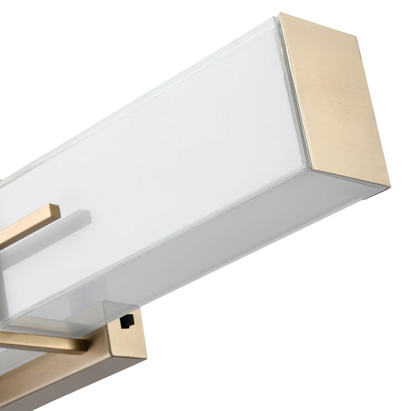 Millennium Lighting Tocco Selectable24" LED Vanity Light, Gold/White