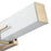 Millennium Lighting Tocco Selectable24" LED Vanity Light, Gold/White