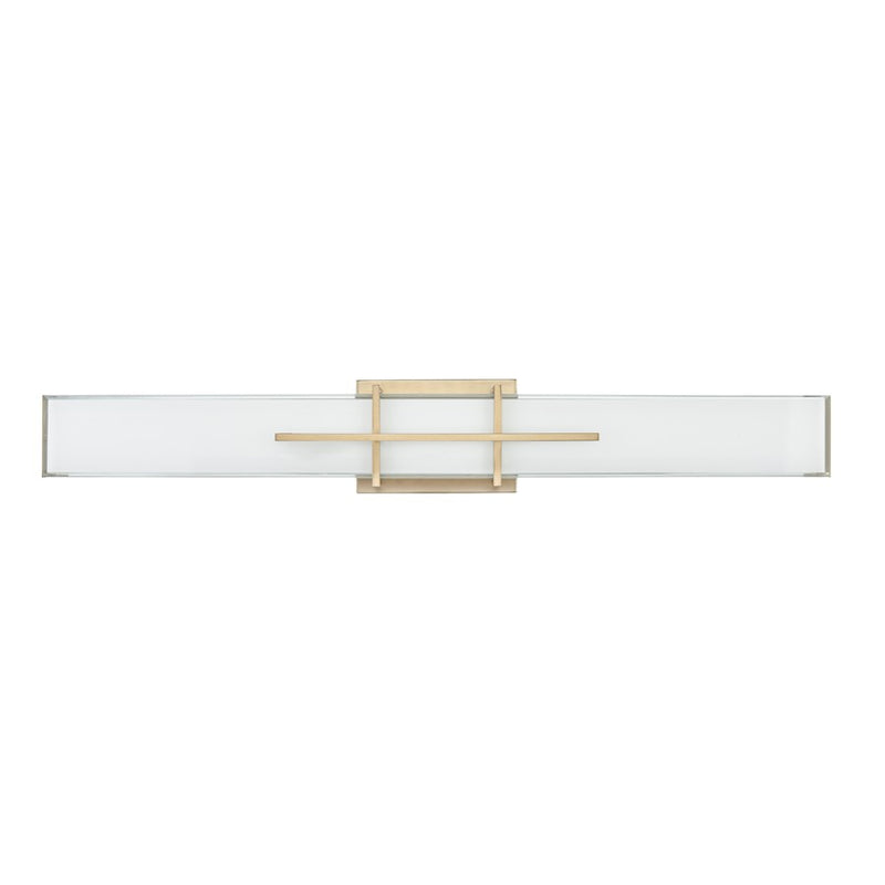 Millennium Lighting Tocco Selectable 32" LED Vanity Light, Gold/White - 7771-MG