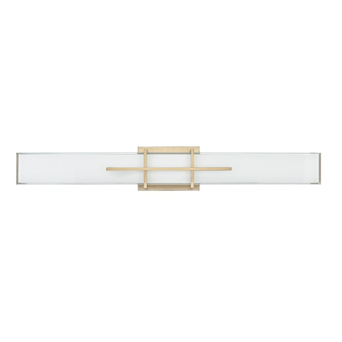 Millennium Lighting Tocco Selectable 32" LED Vanity Light, Gold/White - 7771-MG