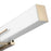 Millennium Lighting Tocco Selectable 32" LED Vanity Light, Gold/White