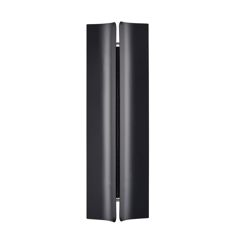 Millennium Lighting 16" Outdoor LED Wall Sconce, Black - 78001-PBK