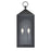 Millennium Lighting Bratton 2Lt 23" Outdoor Wall Sconce, Black/Clear - 7812-PBK