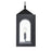 Millennium Lighting Bratton 2Lt 23" Outdoor Wall Sconce, Black/Clear