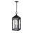 Millennium Lighting Bratton 2Lt Outdoor Pendant, Coated Black/Clear