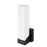Millennium Selectable 13" LED Outdoor Wall Sconce/Square, Black/White