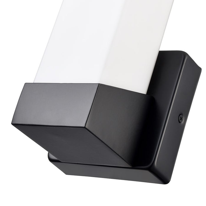 Millennium Selectable 13" LED Outdoor Wall Sconce/Square, Black/White