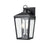 Millennium Lighting Brooks 2Lt 15" Outdoor Wall Sconce, Black/Clear