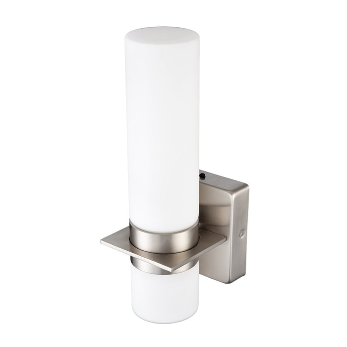 Millennium Selectable LED Outdoor Wall Sconce, Nickel/White