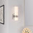 Millennium Selectable LED Outdoor Wall Sconce, Nickel/White