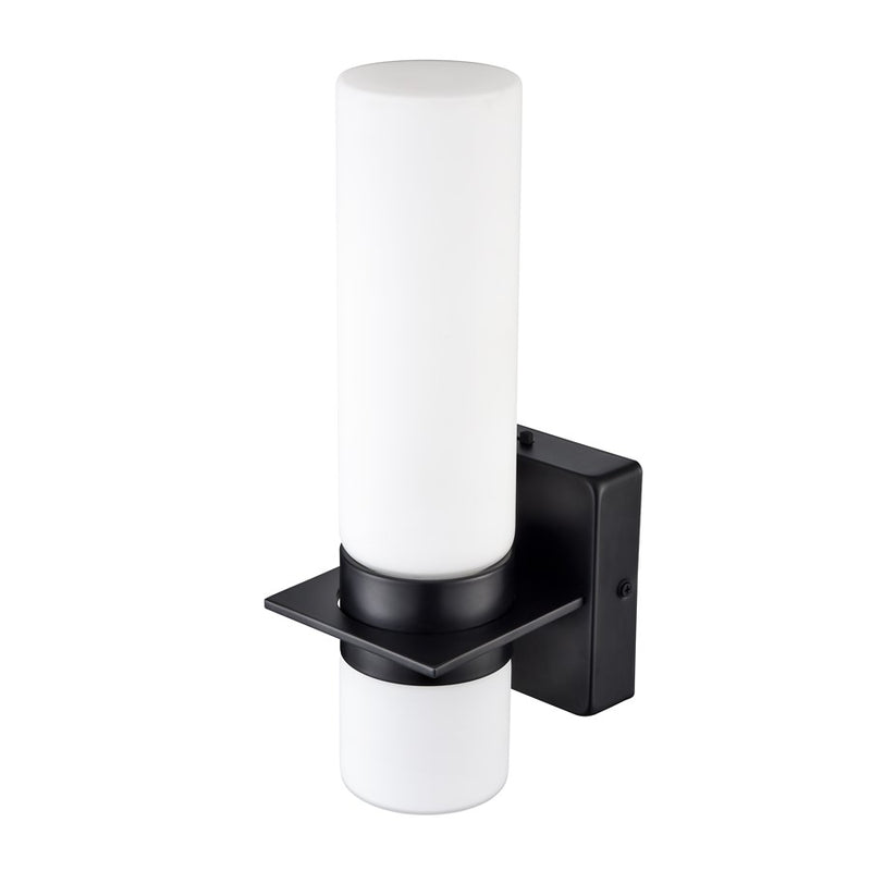 Millennium Selectable 13" LED Outdoor Wall Sconce, Black/White