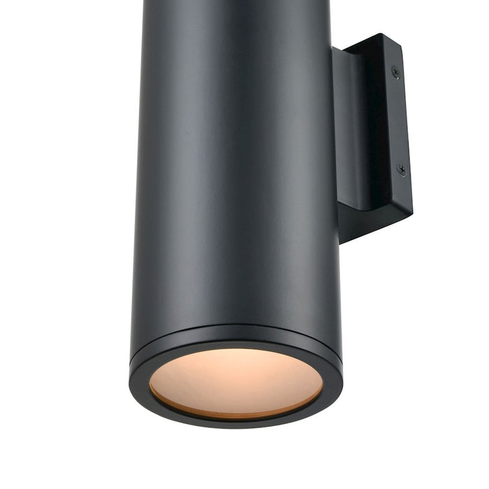 Millennium Lighting 1 Light Outdoor Sconce, Matte Black/Sandblast