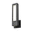 Millennium Lighting 1 Light LED Outdoor Wall Mount, Black/Front glass