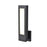 Millennium Lighting 1 Light LED Outdoor Wall Mount, Black/Front glass