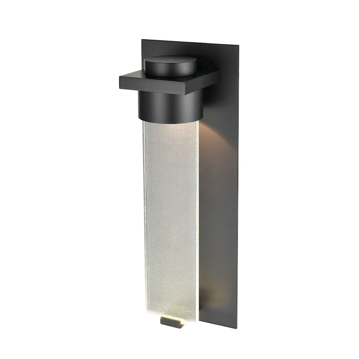 Millennium Lighting 1 Light LED Outdoor Wall Mount, PC Black/Clear